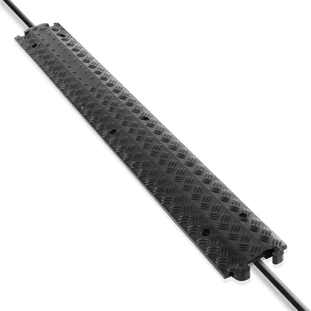 Pyle Durable Cable Ramp Protective Cover, Supports 11000lbs, 39.4” x 5.11” x 0.7